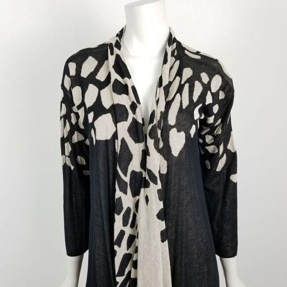 St John Waterfall Open Front Cardigan Sweater XS - Picture 2 of 6